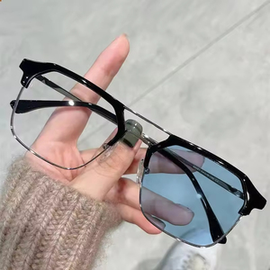 Gafas fotocromáticas y antiluz azul para hombre, gafas antirreflejos, monturas de gafas al por mayor