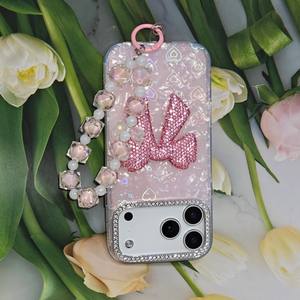 Funda <span class=keywords><strong>de</strong></span> Lujo para Teléfono Iphone 12 13 14 15 Pro Max con Diseño <span class=keywords><strong>de</strong></span> Mariposas y Lazos, Funda Naranja para Teléfono Móvil para Mujer, Compatible con 17 Pro Max - Product Image 4