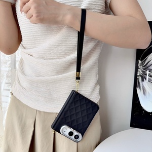 เคสโทรศัพท์มือถือหนัง PU ลายตาข่ายขั้นสูงสำหรับ iPhone Duo โครงเคลือบไฟฟ้าบางเฉียบ ป้องกันแรงกระแทก ฝาหลังแข็ง - Product Image 3