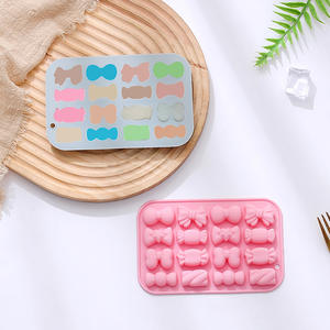 Hot Sale 45 Cavity DIY Kitchen Silicone Mold Bow Butterfly Shaped Soft Candy Drip Mold for Baking <b>Cake</b> & Cookie Mould <b>Cake</b> <b>Tools</b> - Product Image 4