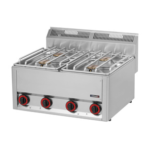 Estufa de Gas de 4 Quemadores L 66 para Cocinas Domésticas - Product Image 1