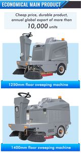 80L Thùng rác có thể lái xe Làm Sạch Sàn đường quét máy không dây có thể sạc lại sàn quét - Product Image 5