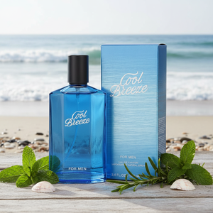 Eau de Toilette Spray da Uomo a Lunga Durata 100ml, Profumo Aromatizzato Menta, Rosmarino e Acqua di Mare per Appuntamenti Quotidiani - Product Image 3