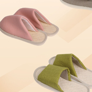 Zenidoo Adjustable Japanese Step Shoes Home Loofah Slippers <b>Model</b> Xu052401 Peep Toe for Summer Winter Casual Flesh <b>Foam</b> - Product Image 6