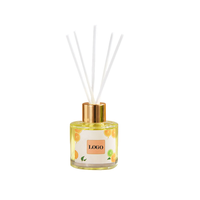 Diffuseur de Parfum d'Intérieur 50ML, Bouteille en Verre Tendance, Parfum Fruité, Huile Essentielle, Diffuseur à Bâtonnets