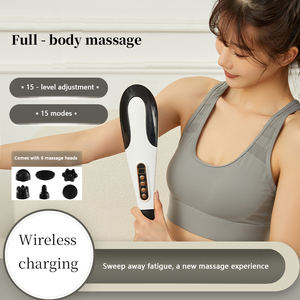 OEM/ODM Venda Quente 6 Cabeças ABS + Silicone Vibração Vara Handheld Tapping Body Sculpting Massagem Martelo Massageadores Lítio-Ion - Product Image 3