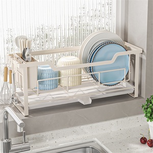 Porta Toallas de Cocina Moderno de Acero Inoxidable, Impermeable, Doble Nivel, Rectangular, Estrecho, para Encimera - Product Image 2