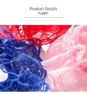 LOVE Star Transparent Sexy String Ouvert à l'Entrejambe Beau Nœud Loterie de Culottes Lingerie Femme en Stock - Product Image 3