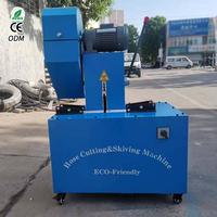 Máquina Cortadora y Peladora de Mangueras de Goma Flexible Automática de 2'' Más Popular, Máquina Cortadora de Mangueras Hidráulicas Ecológica Sin Polvo