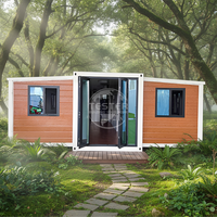 Résidence Modulaire Préfabriquée de Luxe à 2 Chambres, Extensible, en Conteneur, Haute Qualité, Options 20/40 Pieds, Utilisation Bureaux, Structure Acier