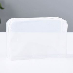 Customizable Mini Waterproof Makeup Pouch Clear PVC Travel Cosmetic Bag with Portable Design Zippered Coin <b>Purse</b> - Product Image 4
