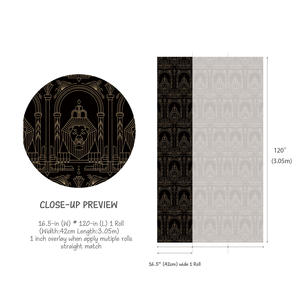 <span class=keywords><strong>Papier</strong></span> <span class=keywords><strong>peint</strong></span> auto-adhésif non tissé personnalisé, <span class=keywords><strong>papier</strong></span> <span class=keywords><strong>peint</strong></span> <span class=keywords><strong>Art</strong></span> déco <span class=keywords><strong>noir</strong></span> et or lion, <span class=keywords><strong>papier</strong></span> <span class=keywords><strong>peint</strong></span> mural personnalisé - Product Image 3