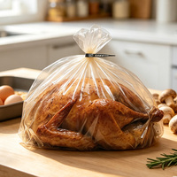 Sacs en plastique personnalisés pour rôtissage au four, emballage de dinde en gros, sacs en plastique 30*38 pour dinde, compatibles micro-ondes et four