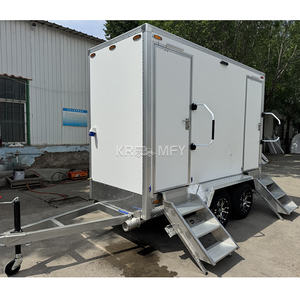Toilettes mobiles 2025, conforme à l'ADA, salle de bain pour handicapés, énergie solaire, toilettes portables publiques, remorque - Product Image 3