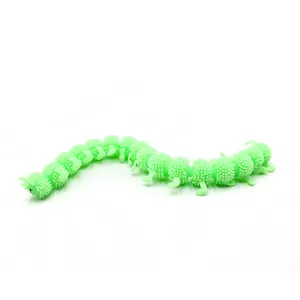 12pcs Cartoon Animal Stretchy Strings Fidget Toy Anxiety Stress Relief Toys  Worm Sensory Toy Gift Fo