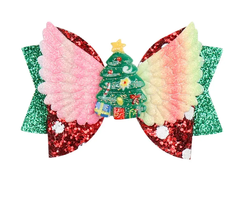 Christmas Day Children hair bows hair accessories hairpin Holiday Decoration hair clips