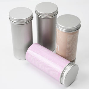 3,5oz 100ml D44*H103mm Teebox/Dose für Lebensmittel/Kosmetik/Gewürze Silberne Dosen Aluminiumbehälter mit Schraubverschluss - Product Image 2
