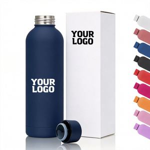 Metal Flask Double Wall Vacuum Stainless Steel Gym Water <b>Bottle</b> for <b>Sport</b> Event Business Promo Gift Custom Tumbler With Logo - Product Image 1