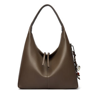 Nouveau design 2026 – Sac fourre-tout en cuir pleine fleur pour femme, grande capacité, fermeture éclair - Product Image 3