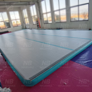 Tapis de gymnastique gonflable en PVC personnalisé pour terrains de basketball extérieurs et usage en salle de sport - Tapis de gymnastique gonflable DWF imperméable pour la gymnastique - Product Image 3