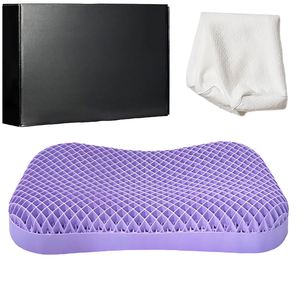 OEM TPE Mesh Silicone Bed Sleep <b>Neck</b> <b>Pillow</b> 3D Gel Skin Friendly Knitted Technics Pressure Free and Washable - Product Image 1