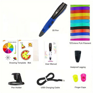 Stylo d'impression 3D avec écran LCD 5 pouces 10 couleurs, pour ABS et PLA 1,75 mm, idéal pour le dessin DIY des enfants, cadeaux de Noël et d'anniversaire, en plastique - Product Image 3