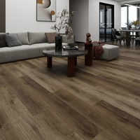 Prix avantageux, décoration intérieure, sol SPC imperméable, design moderne à grain de bois, revêtement de sol en vinyle de haute qualité pour sols intérieurs