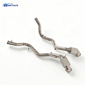 Downpipe de course haute performance pour Mercedes Benz G500 W464 G550 M176 4.0T V8 en acier inoxydable 304, fixation directe, Euro 5, 200 cellules - Product Image 3