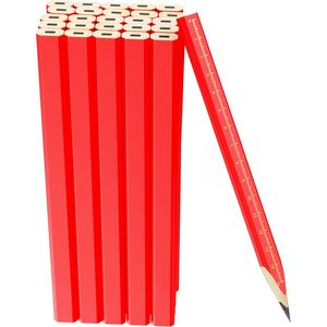 Matite da carpentiere Premium da 25 pezzi per la lavorazione del legno da costruzione marcature Precise-per strutture da appaltatore realizzate in plastica di legno - Product Image 1