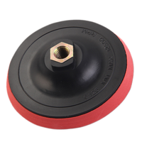 Adaptateur économique pour disque de polissage diamanté de 4 pouces pour meuleuse d'angle, filetage M14 5/8-11, plaque de support en plastique, grain fin 50, OEM