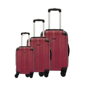 Großhandel Hochwertige 20 "24" 28 "ABS 360 Roll gepäck tasche Reisekoffer Set 3PCS Koffer Gepäck tasche abs 6 Peaces