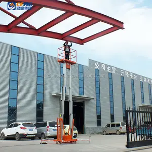 4-24 meters electric Hydraulic single double three four mast lift portable aluminium alloy lift telescopic lift for sale