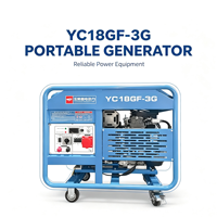 Générateur d'essence silencieux portable à onduleur 17/20KW Max 15/18KW Nominal YC18GF-3G