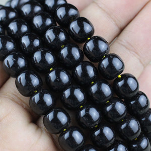 Cuentas de oración de cáscara de coco, forma cilíndrica redonda de 8x7mm, 114 piezas para hacer pulseras, material premium de Hainan, color original - Product Image 4