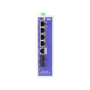 Công nghiệp cấp 6-Port PoE chuyển đổi SFP khe cắm 1000m chuyển đổi 100Mbps QoS <span class=keywords><strong>VLAN</strong></span> SNMP/Web quản lý - Product Image 4