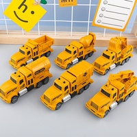 Véhicule de chantier jouet pour enfants : Bulldozer et Camion benne à benne basculante, modèle d'ingénierie inverse