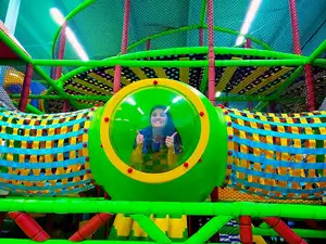 Playground Indoor Angel Popular Customized Jungle Theme Kids Soft Play Indoor Playground Equipment With Donut Slide For Sale