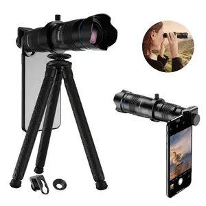 Apexel通用4k高清60X光学变焦相机镜头远摄镜头智能手机镜头望远镜