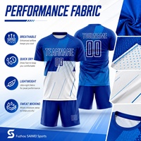 Camiseta de Fútbol Personalizada con Insignia de Equipo, Ligera y de Secado Rápido