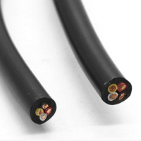 Câble de signalisation de commande AWM UL2464 industriel 28 26 24 22 20 18 AWG à 4 conducteurs torsadés en cuivre étamé, gaine en PVC résistante à la chaleur 300V
