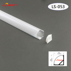 LS-053 Tùy Chỉnh 2M/1M LED Nhôm Kênh V/U/YW Arc Bìa Nhôm Hồ Sơ Cho LED Strip Chiếu Sáng Trang Trí - Product Image 3