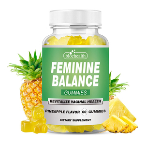 BIOCCHN Private Label Health <strong>Food</strong> <strong>Supplement</strong> Vegan 60 Gummies Probiotics for Vaginal Health <strong>Probiotic</strong> Gummies for Women - Product Image 1