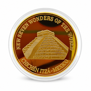 Juego de Monedas de las Siete <span class=keywords><strong>Maravillas</strong></span> <span class=keywords><strong>del</strong></span> <span class=keywords><strong>Mundo</strong></span> 2026, Chapadas en Oro, Hierro con Relieve 3D, con Estuche - Product Image 6