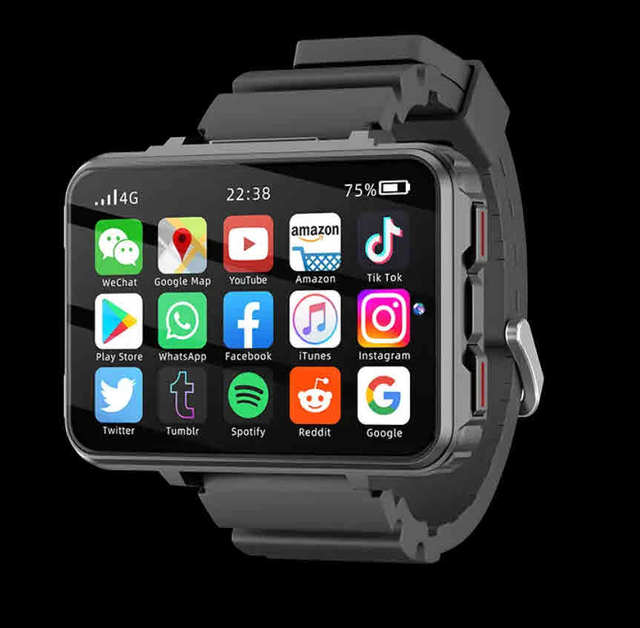 PK S999 DM100 Smart Watch with Big Screen 4G Android SIM WIFI GPS Navigation Magnetic Charging Camera-Reloj Inteligente