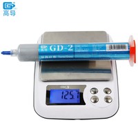 HT100 poids Net 100 grammes seringue de distribution dure emballage gris GD-2 pâte de graisse conductrice thermique composés de dissipateur thermique