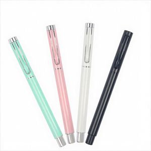 Customizable Business Writing 1.0mm Width Ballpoint <b>Pens</b> Smooth Writing <b>Colorful</b> Matte Black Candy Colors Custom Logo Metal - Product Image 2