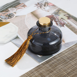 Rỗng màu đen thủy tinh mùi hương sậy khuếch tán chai Jar 50ml 100ml 150ml 250ml hương thơm hương liệu khuếch tán chai với gậy - Product Image 3