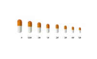 Capsules végétariennes vides HPMC Taille 00 0 1 Transparentes ou couleurs personnalisées avec impression de logo pour compléments nutritionnels