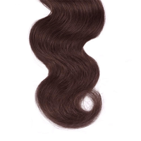 Vente en gros # 4 Bundles de Cheveux Ondulés Brun Chocolat 100% Naturels Soyeux et Doux pour Extensions de Tissage pour Salons et Usage Quotidien Féminin