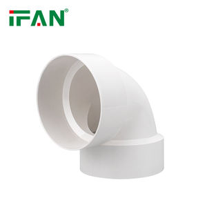חומרי אינסטלציה pvc ניקוז ifan 2 "3" 4 "כל הסוגים <span class=keywords><strong>90</strong></span> מעלות המרפק - Product Image 2